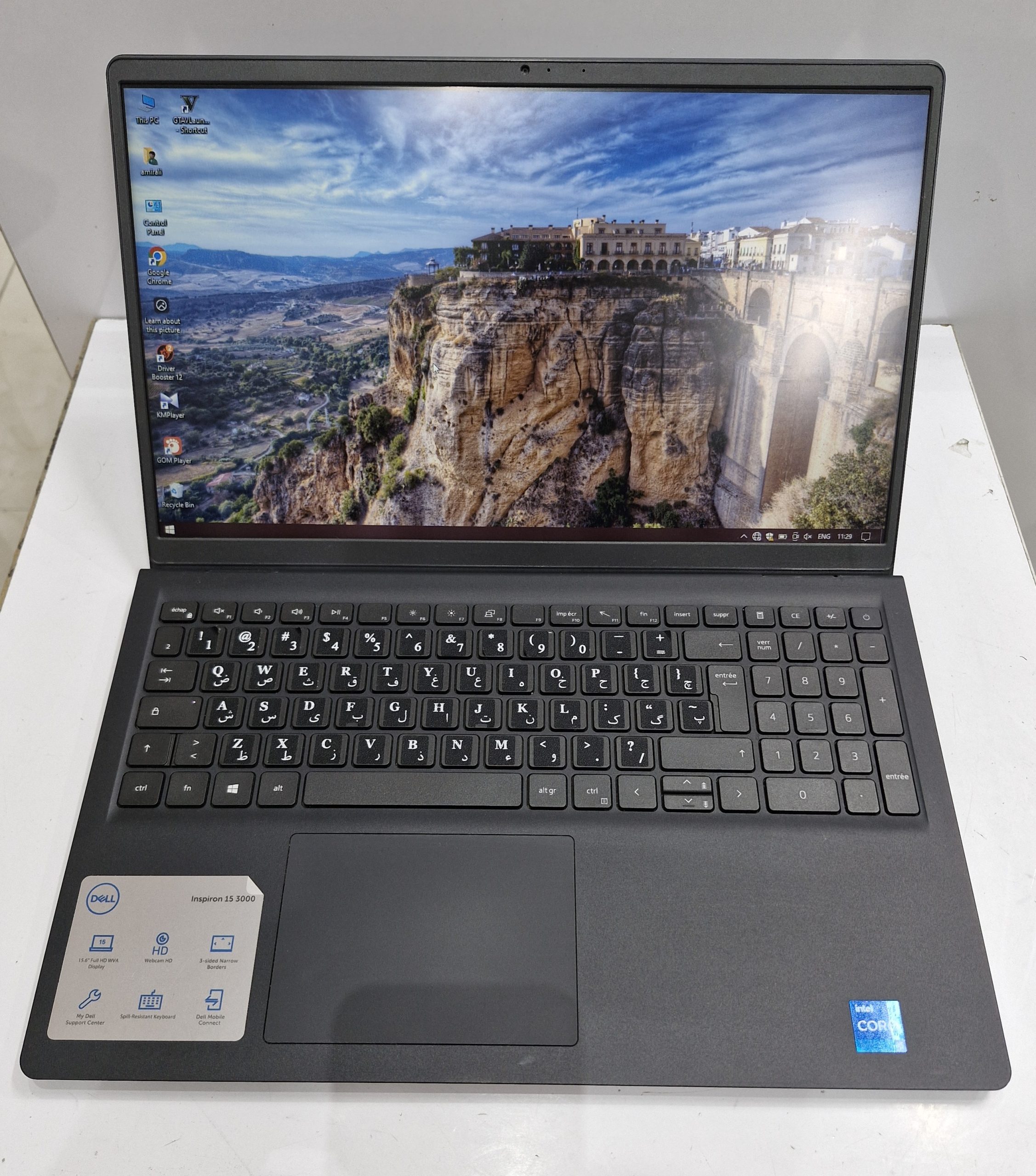 لپ تاپ دل Inspiron 15 3000 / CPU i5-1135G7 / RAM 16 ddr4 / NVMe 256GB / VGA Intel 8 GB / screen 15.6 HD